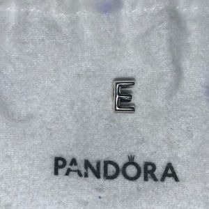 New Pandora “E” Charm